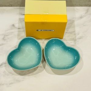 Le Creuset Small Heart Dish set of 2